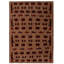 Tapis unique en laine noué à la main de style années 1990 de 6 pi 8 po x 9 pi 5 po brun / rouge Intyre
