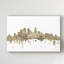 « minneapolis minnesota horizon "music ii », impression sur toile tendue brun clair/blanc-972553853