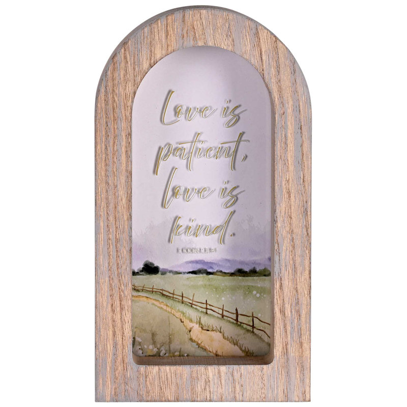 Encadré «Love is patient» 5 x 8