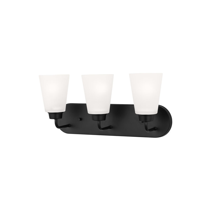 Kerrville Three Light Wall / Bath from Generation Lighting , No, Midnight Black