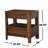 2-Drawer Nightstand with Cedar Lining, Walnut