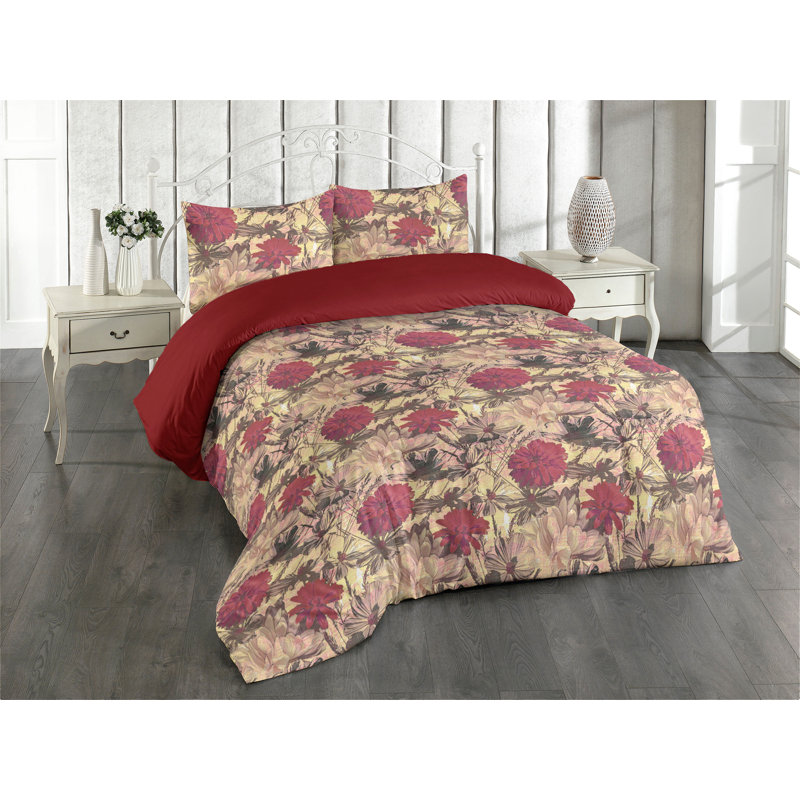 Dontrelle Duvet Cover, King Duvet Cover + 2 Standard Shams