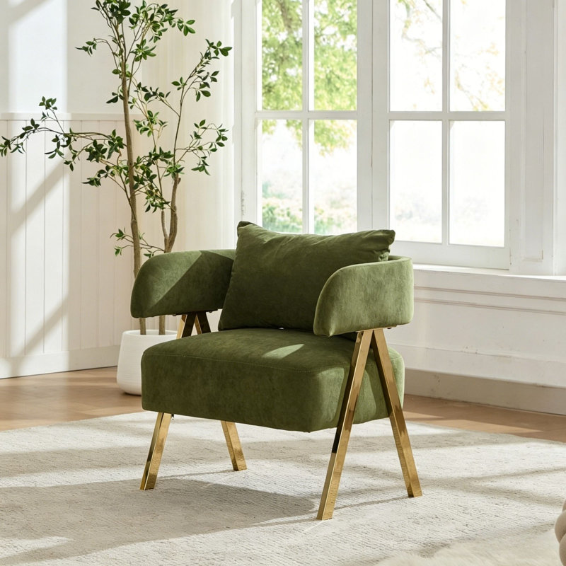 Fauteuil d'appoint Modern, Vert
