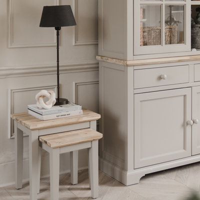 Doria Solid Wood Nesting Tables