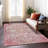Machine Washable Indoor/Outdoor Xhevrie Merlot Rug-1104994823