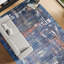 Tapis bleu foncé et rouille de haute qualité noué à la main-100646851