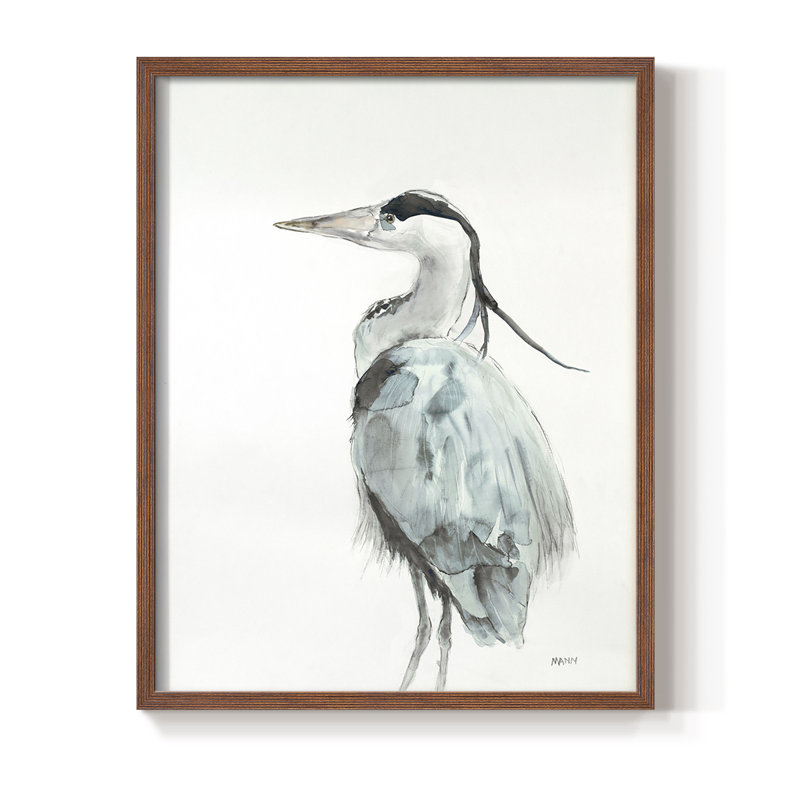 UMAN-181_ALT_V1 Framed Print - Solid Wood, Brown, 20" H x 16" W