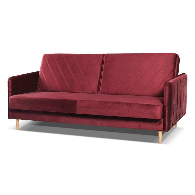 Cooperton Sofa Bed, Dark Red