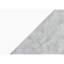Classeur à roulettes moderne avec rangement et tiroirs, rangement à roulettes en stratifié gris blanc