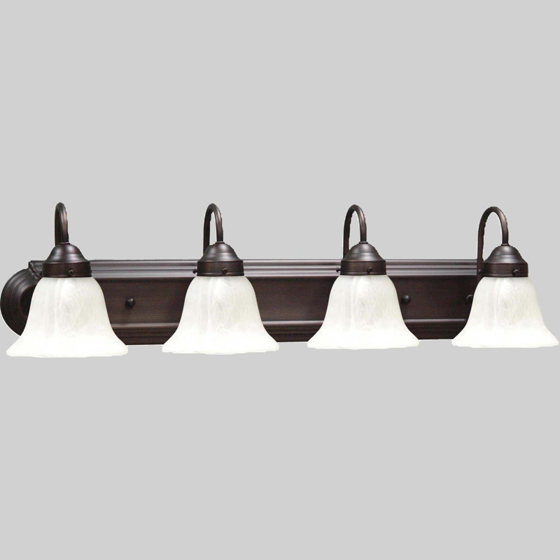 Éclairage pour meuble-lavabo Pitkin, Quatre lumières