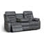 Bittany 3 Seater Faux Leather Electric Reclining Sofa-125973289