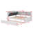 Platform Bed With An Underbed Trundle, Shelves, And A Storage Headboard-1869737172-1869737173