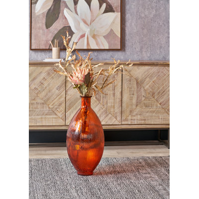 Handmade Glass Floor Vase