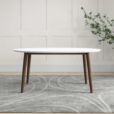 Table de salle à manger en bois massif Ada