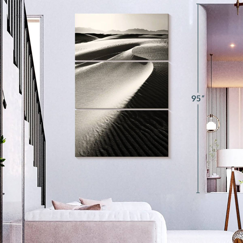 Alvord Monochromatic Sand Dunes, 65" H x 42" W