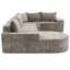 Canapé modulaire surdimensionné de 140,5 po avec canapé modulaire Cloud-133362363-133362366