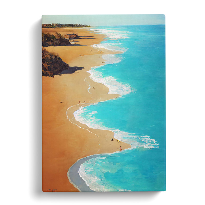 Edge Of The Beach - Wrapped Canvas, 50cm H x 35cm W x 3cm D
