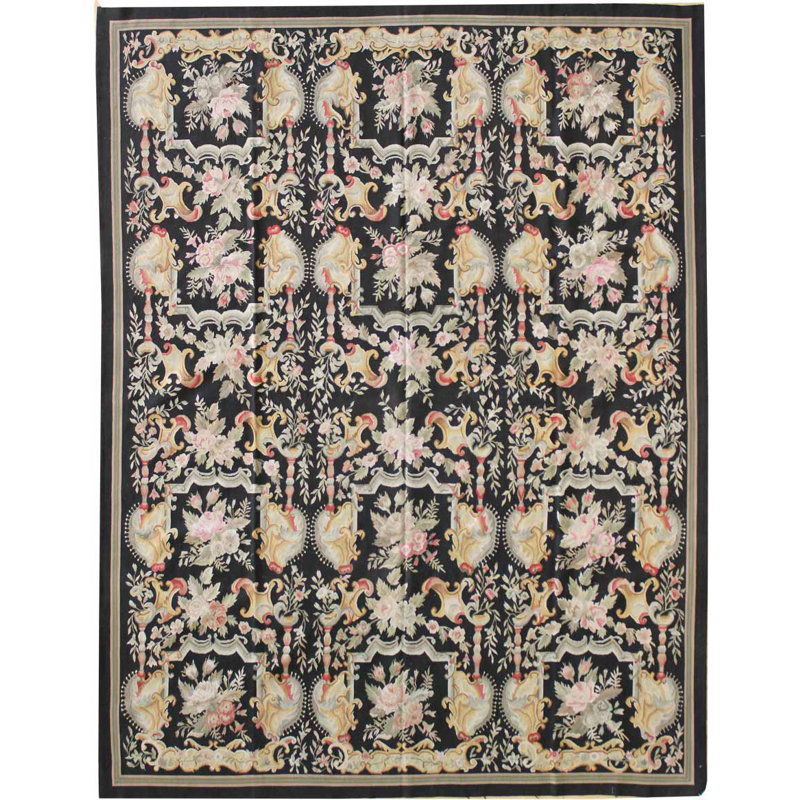 Aubusson One-of-a-Kind 7'11" X 10'1" Flatweave Area Rug