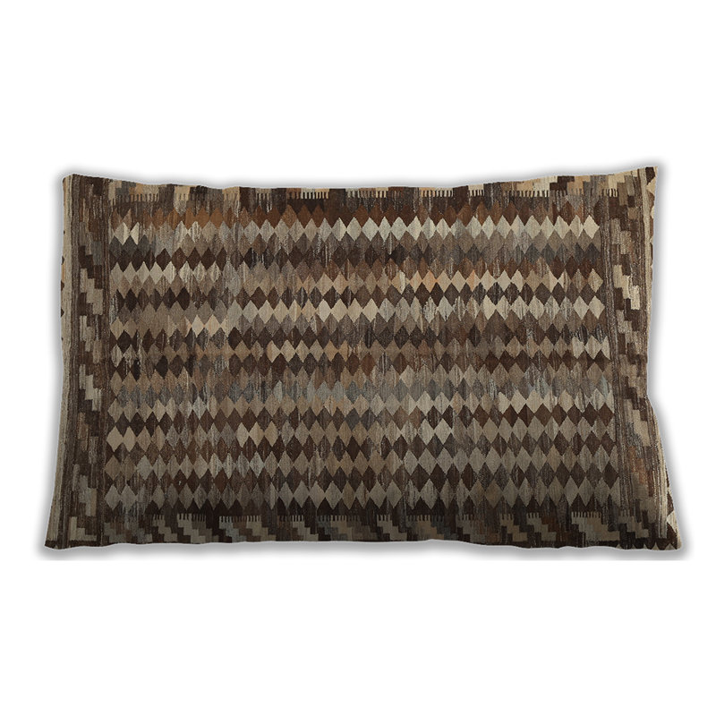 Geometric Throw Pillow, Synthetic