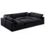 Canapé modulaire réversible en velours de 120 po de large avec repose-pieds Hocroft-87141484