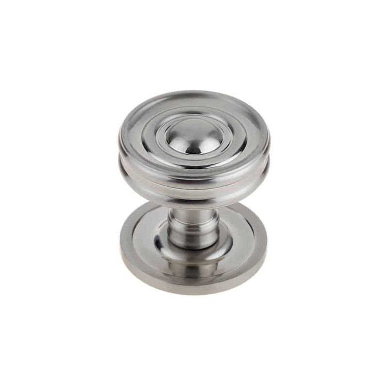 Bloomsbury Passage Door Knob, Satin Nickel