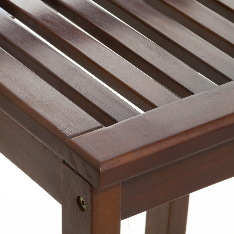 Tabourets de bar modernes en bois d'acacia pour le divertissement