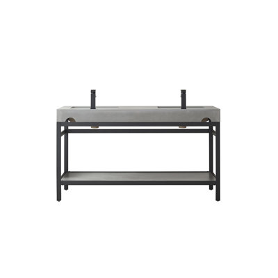 Ensemble de meuble-lavabo double 60 po Funes