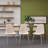 Kaydnce Upholstered Side Chair, Scoop-Back Curved Backrest, Foam Padded Seat w/Slim Legs-2024313391-2024313386