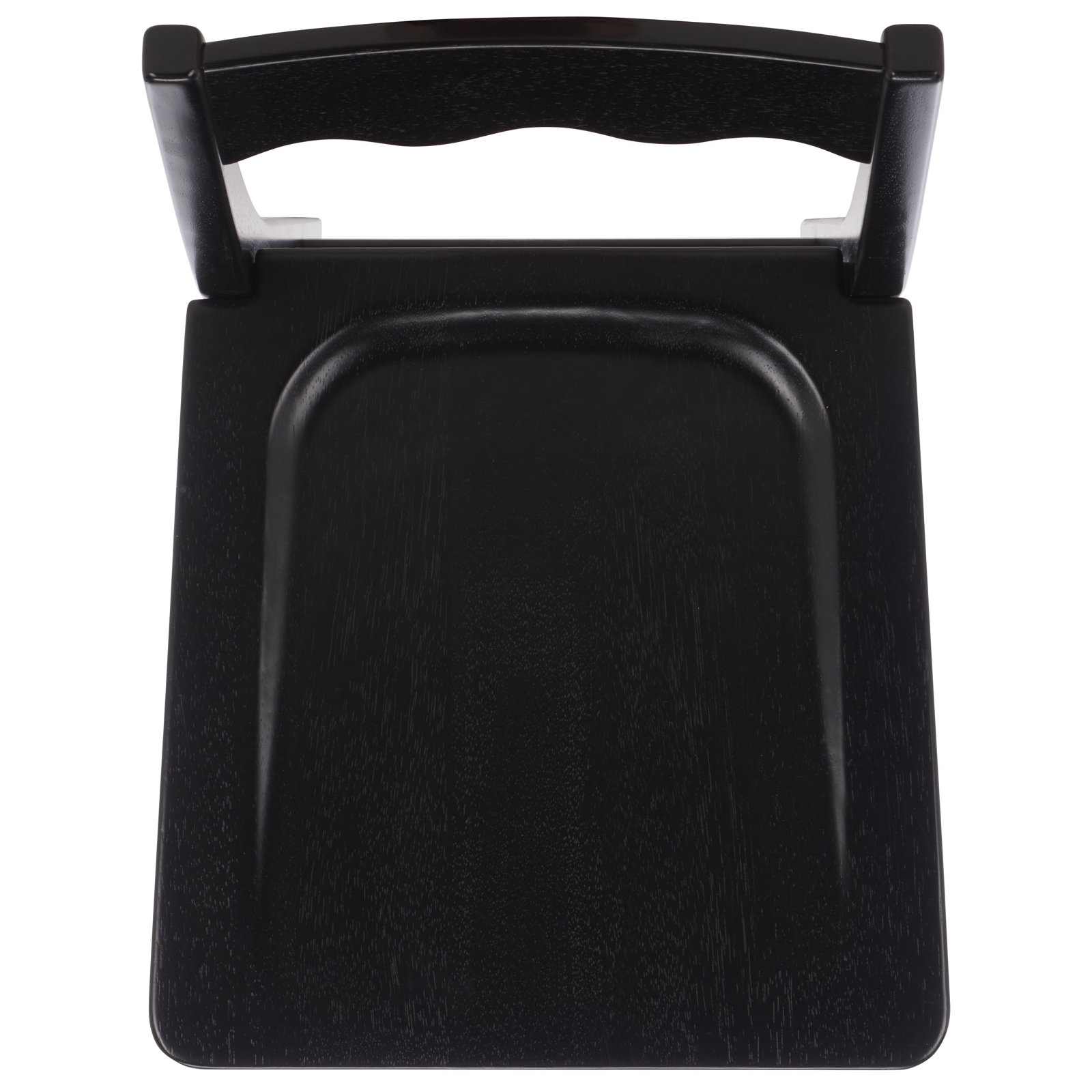 Vicki Scallop Counter Stool, Black