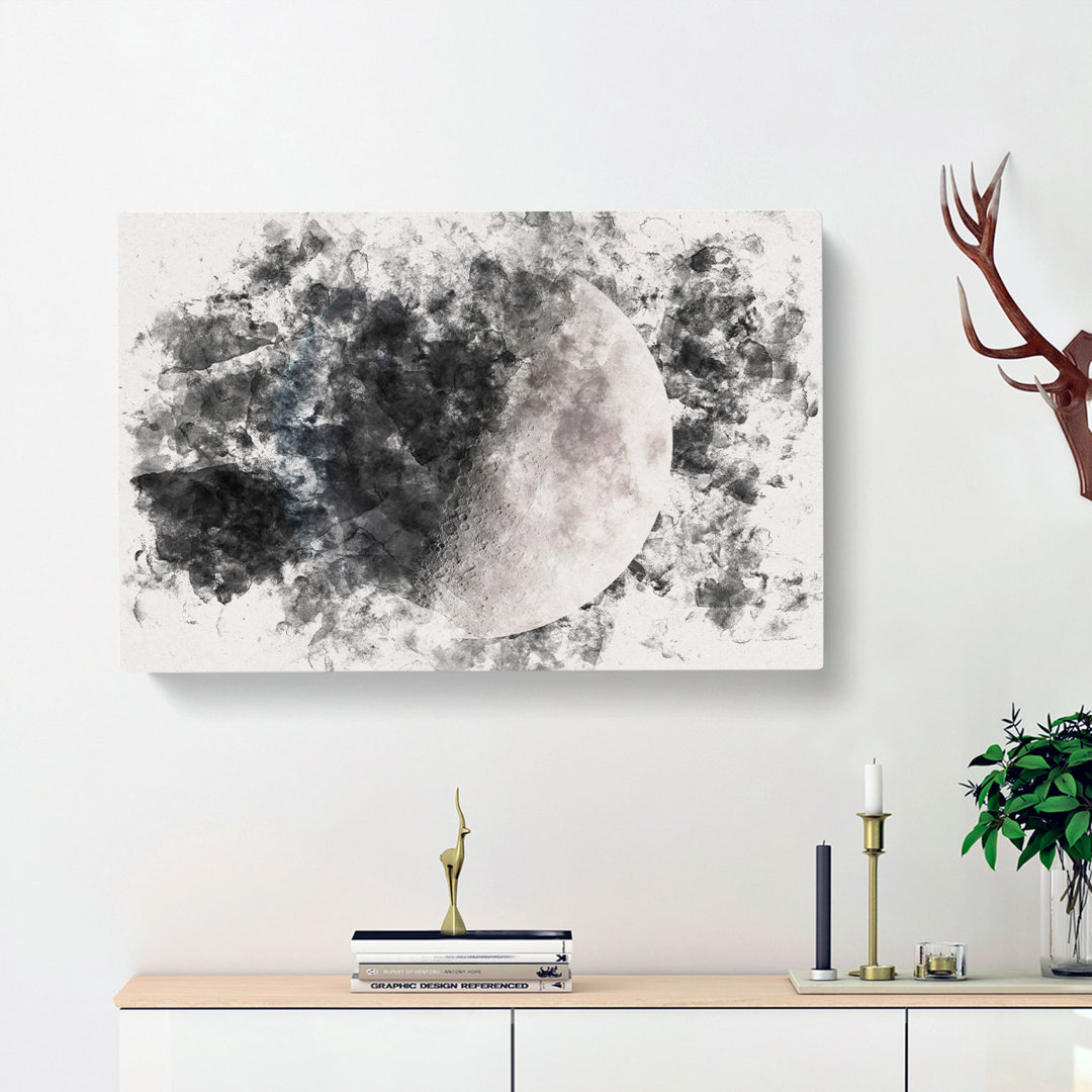 First Quarter Of The Moon - Wrapped Canvas