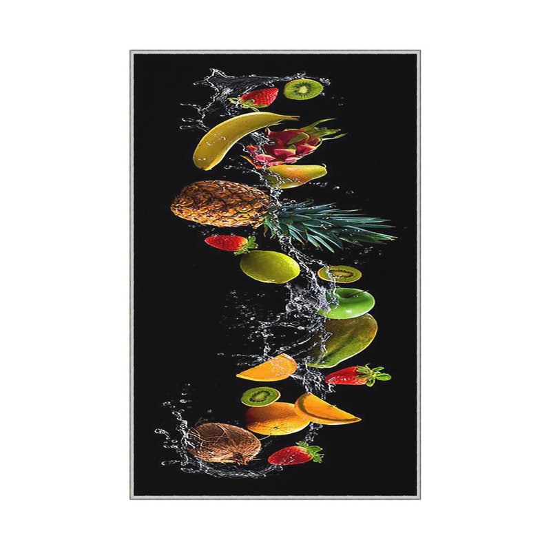 Premium Hall Carpet, 3D Digital Printed, 3.3 x 6.6 ft | 100% Polyester, 650 g/m² | Antibacterial, Non-Slip Underside, Pile Height: 0.3 in | Machine Washable, Perfect for High-Traffic Areas, Stylish & Durable Design