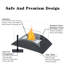 Elianah Bio-Ethanol Outdoor Tabletop Fireplace with Flame Guard