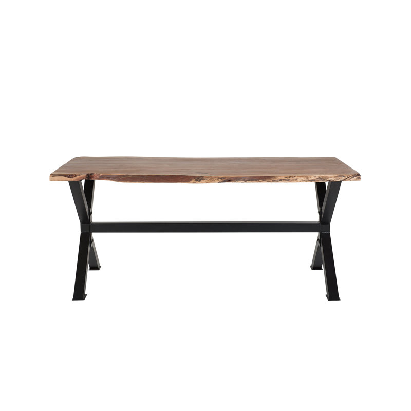 Humphreys Acacia Rectangular Wood Top Dining Table, H79 x L200 x W95cm