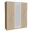 Temirlan 3 Door Manufactured Wood Wardrobe