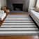 Washable Striped Indoor / Outdoor Rug