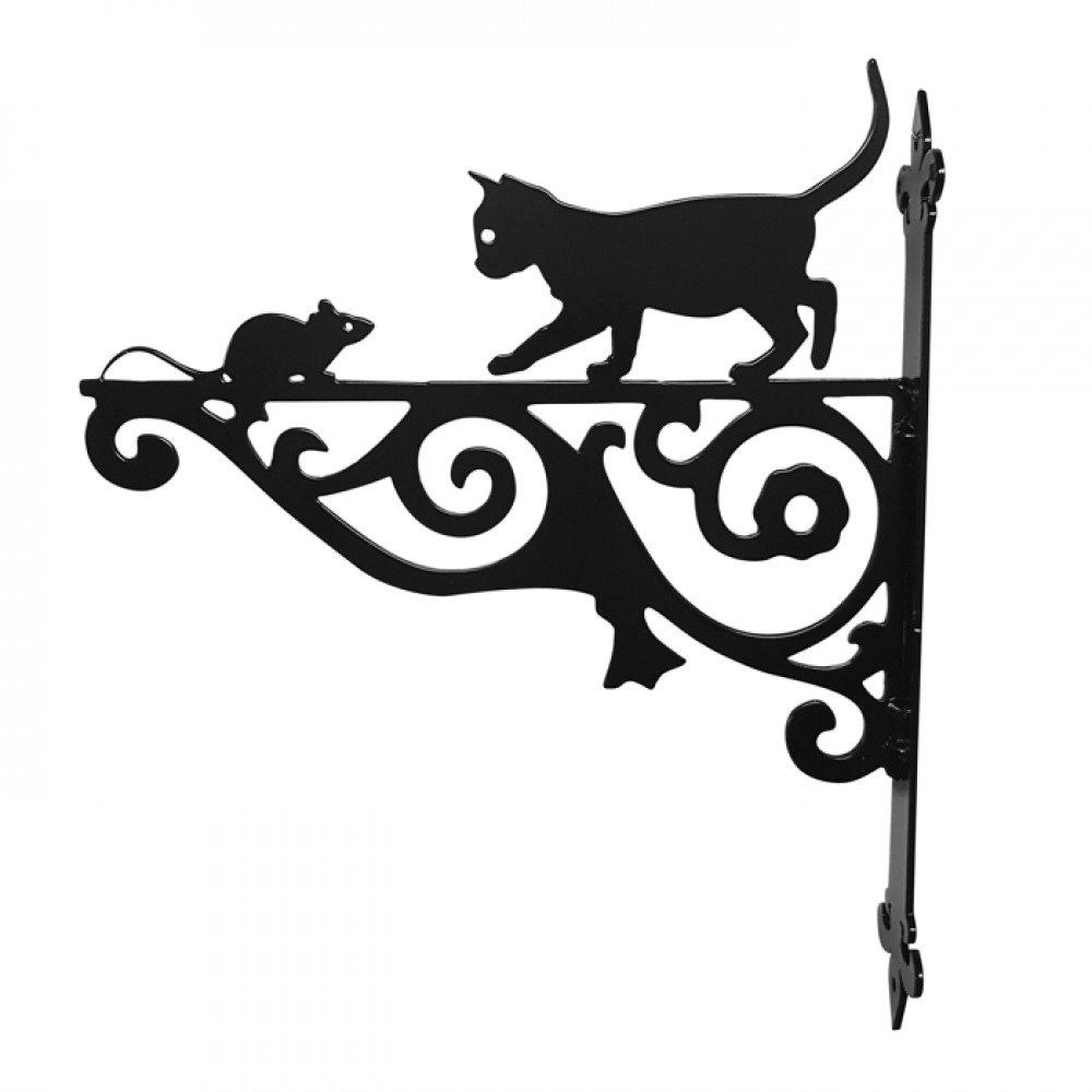 Cat and Mouse Ornamental Bracket