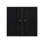 Armoire Amanda 4dr noir
