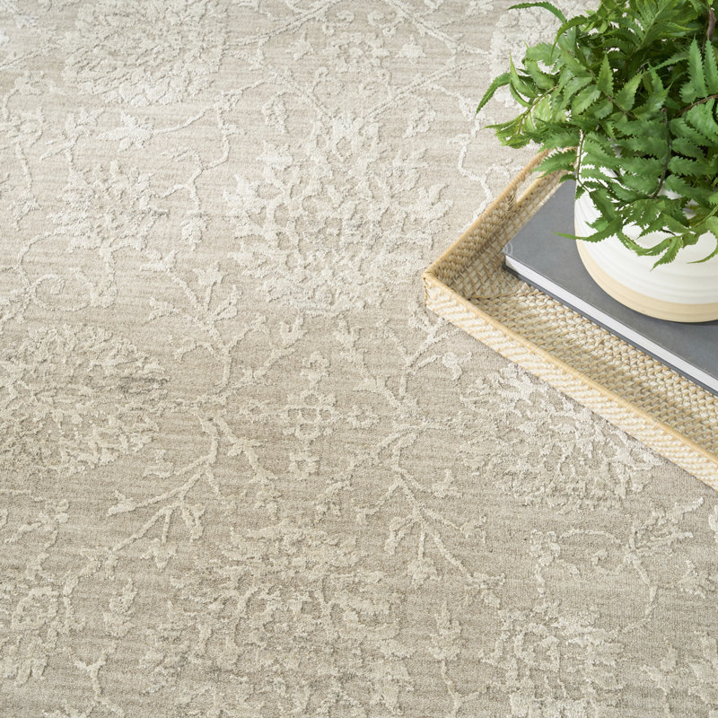  Tapis gris ivoire 7 pi 10 po x 10 pi 2 po Moonlit, Gris, Rectangle 7 pi 10 po x 10 pi 2 po