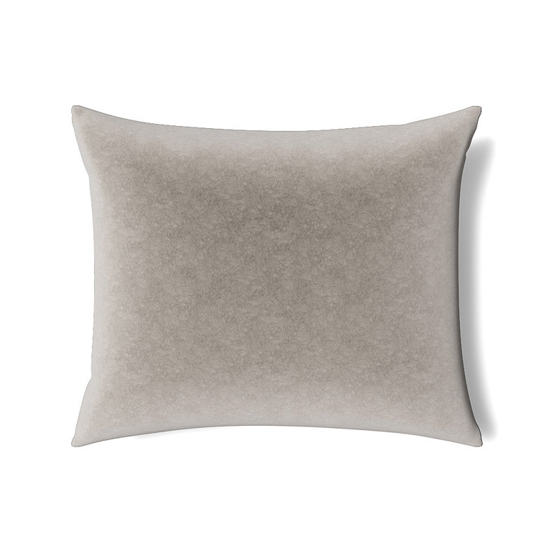 Fresco Polyester Blend Lumbar Rectangular Pillow Cover, Rhubarb, 30"H x 36"W