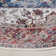 Tucson Tierra Machine Washable Non-Slip Area Rug in Blue & Red