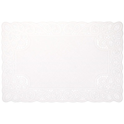Huston Vinyl No Pattern Rectangle Placemat