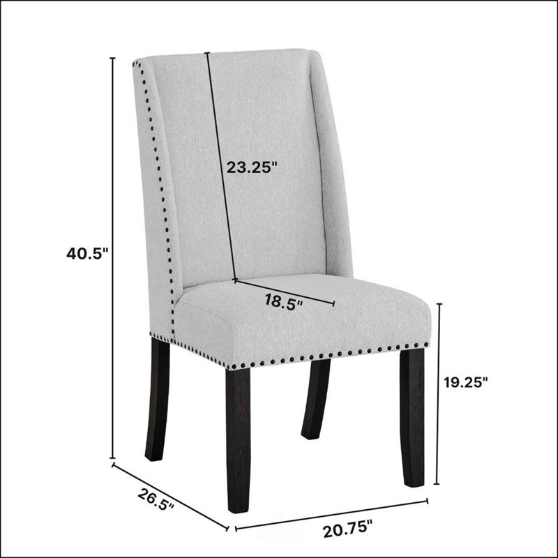 Ensemble de 2 chaises Modern Elegance