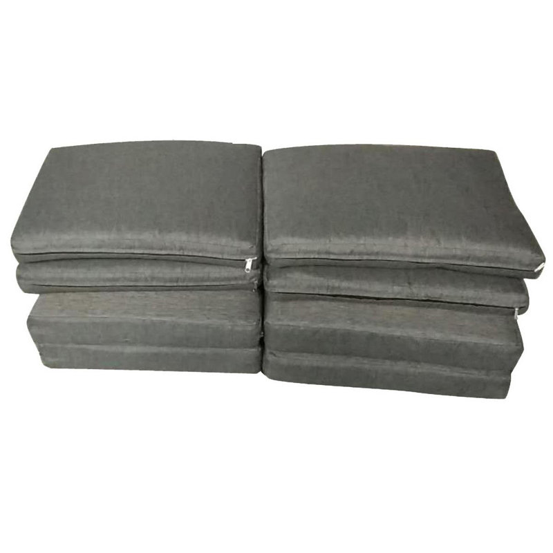 Polynesia 8 Piece Garden Seat/Back Cushion Set, Grey