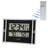 8.54'' Wireless Outdoor Clock Thermometer