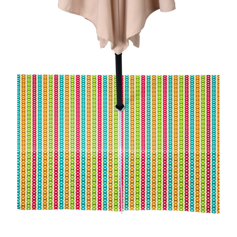 Colorful Bike Chains Water Repellent Tablecloth, 104" x 60"