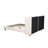 Queen Size Upholstered Platform Bed With LED Lights And U-Shaped Headboard,Linen Fabric-256345591