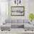 Upholstered Double Chaise Pull-out Sleeper Sectional with Storage-284499120
