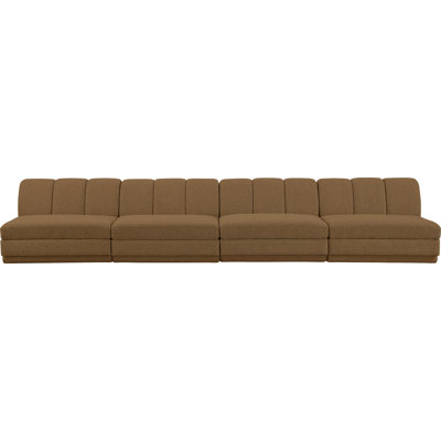 Tissu Chiquita rembourré 4 pièces Canapé modulaire