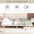 Sleek Modern Floating Platform Bed Frame-918319465-918319464