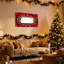 Guirlande de Noël avec ornements et flocons de neige, ensemble de 3 impressions sur toile-689489829